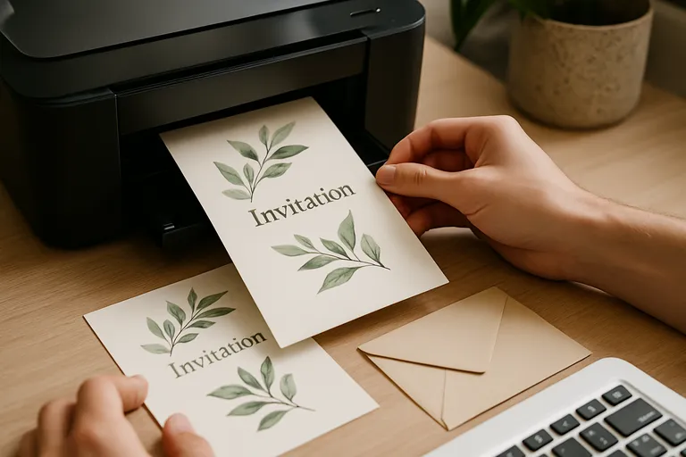 Uitnodiging printen: wat het is en wanneer kies je het