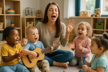 Zingen op het kinderdagverblijf: liedjes voor taal, ritme en groepsgevoel