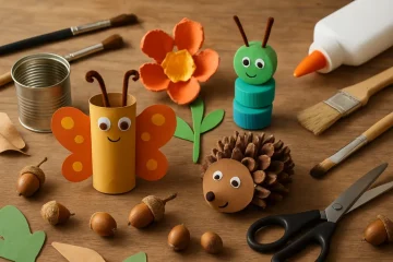 Knutselplezier thuis: tover restmateriaal en kleine vondsten om tot blikvangers