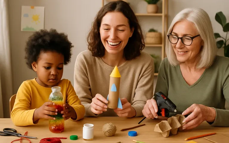 Makkelijk knutselen met spullen die je al in huis hebt voor jong en oud