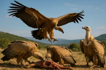 Onder cirkelende vleugels: gieren als onmisbare schoonmakers van onze natuur
