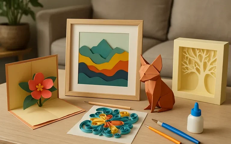 Ontspan en verrijk je interieur met creatieve papierkunst voor volwassenen
