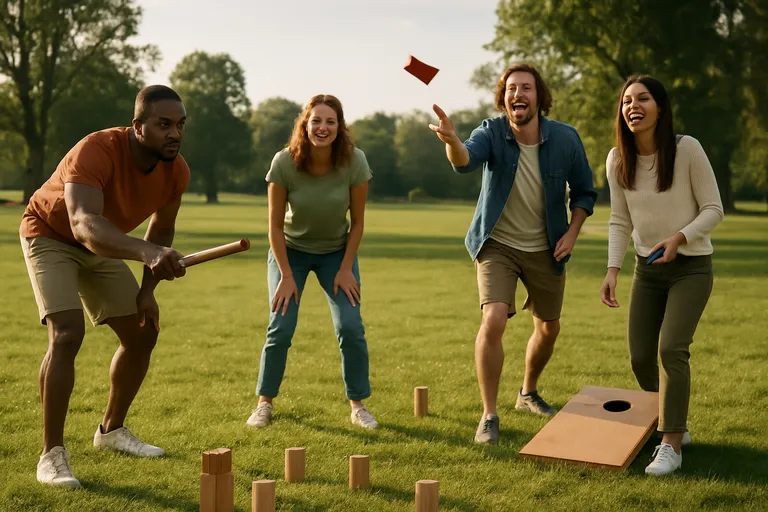 Populaire buitenspellen voor volwassenen