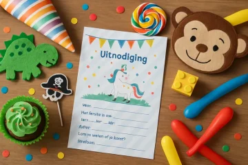 Van thema tot kaart: jouw uitnodiging voor een onvergetelijk kinderfeestje